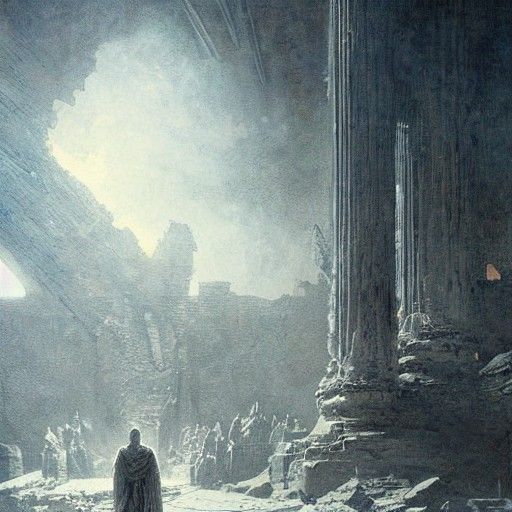 Ozymandias in a Gothic Horror Style