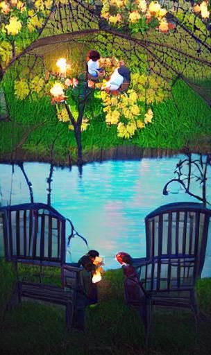 AI Generated Image of Romance