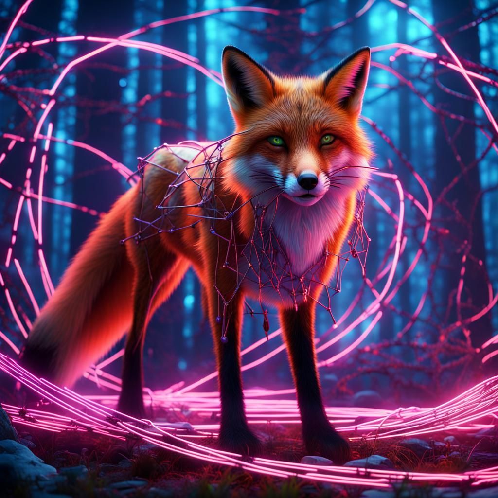 Neon fox