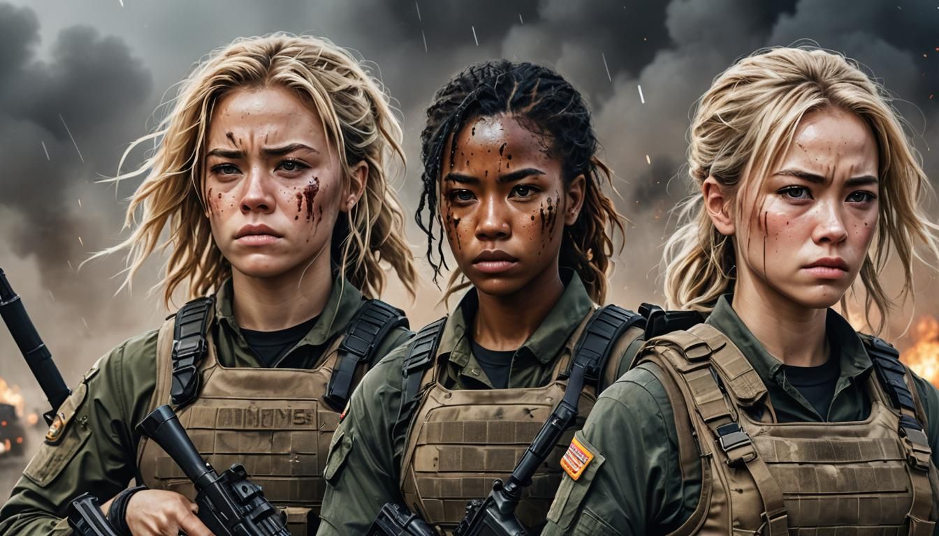 U.S. Marines: Emotional Combat in Digital Art