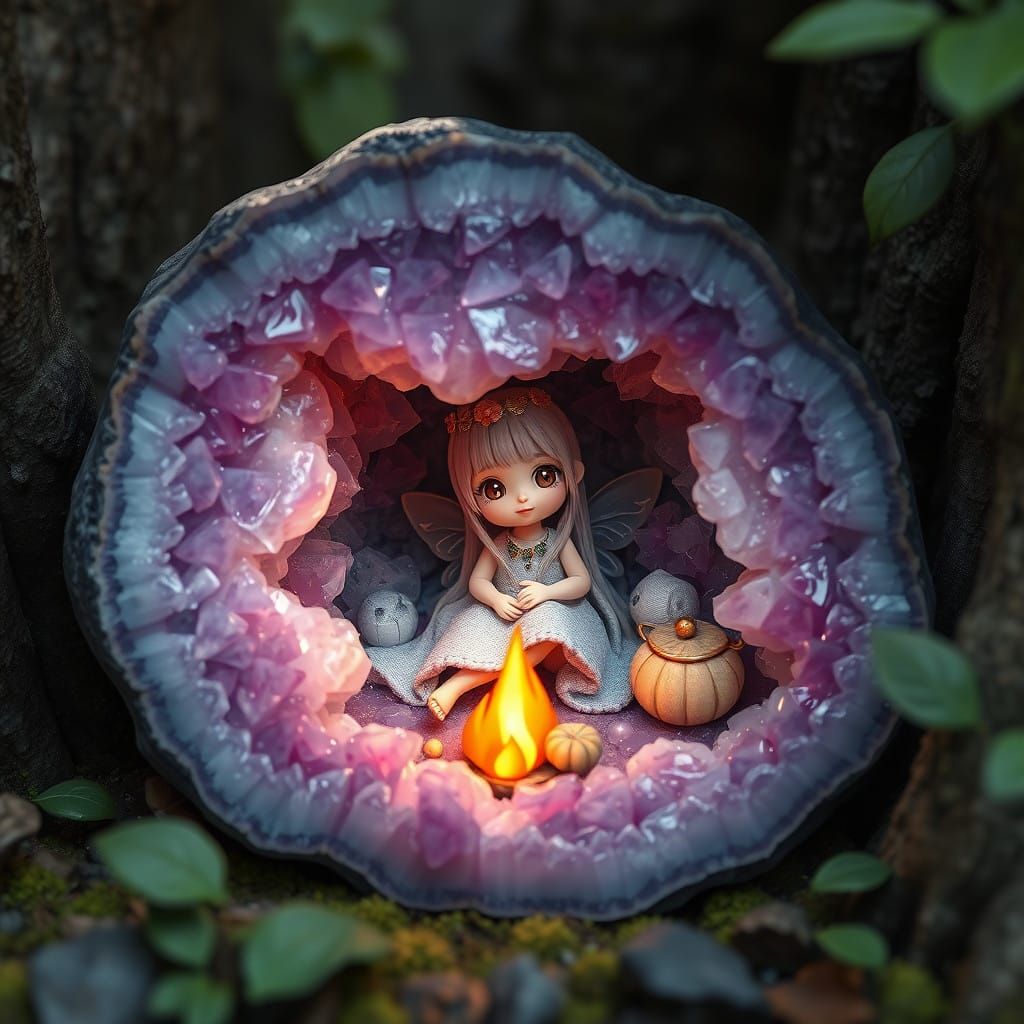 A Fairy's Magical Amethyst Haven