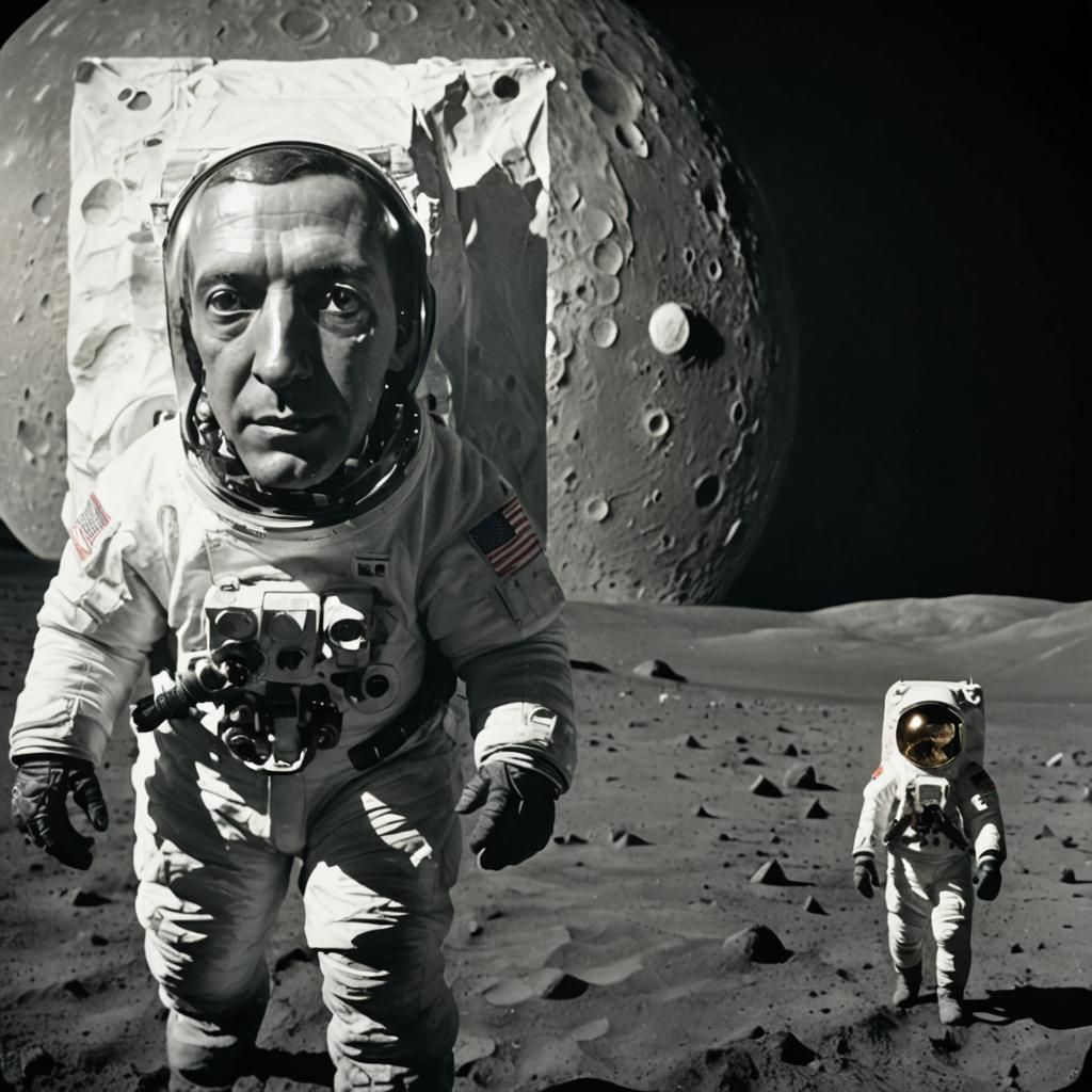 Lovecraft on the Moon: Grainy NASA Tintype