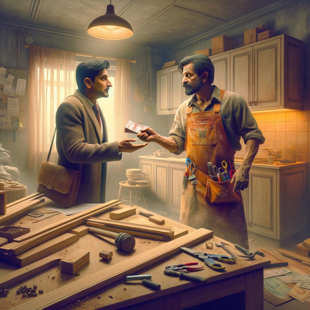 Anxious Homeowner Pays Unreliable Carpenter in Delhi