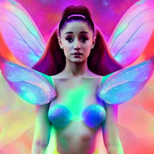 Ariana Grande as Holographic Cosmic Fairy