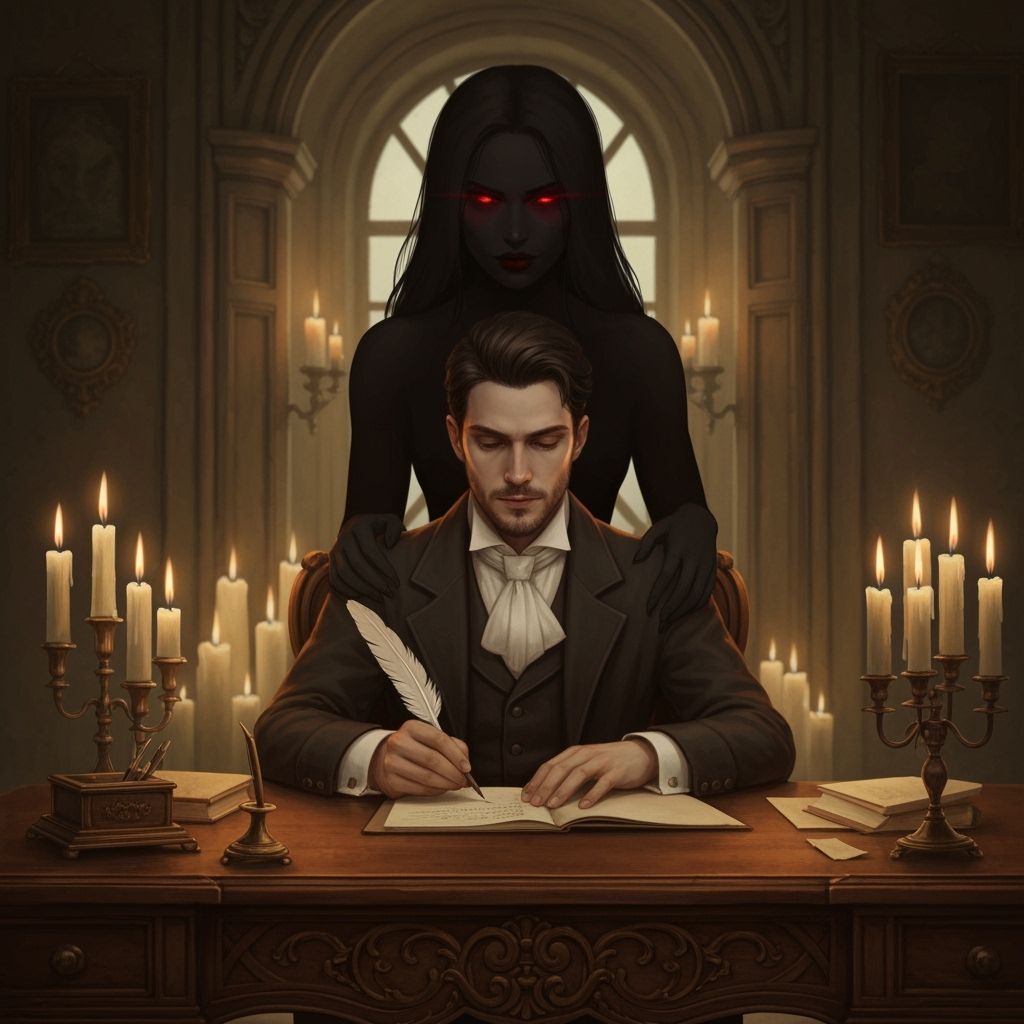 Baroque Castle: Whispered Secrets in Shadow