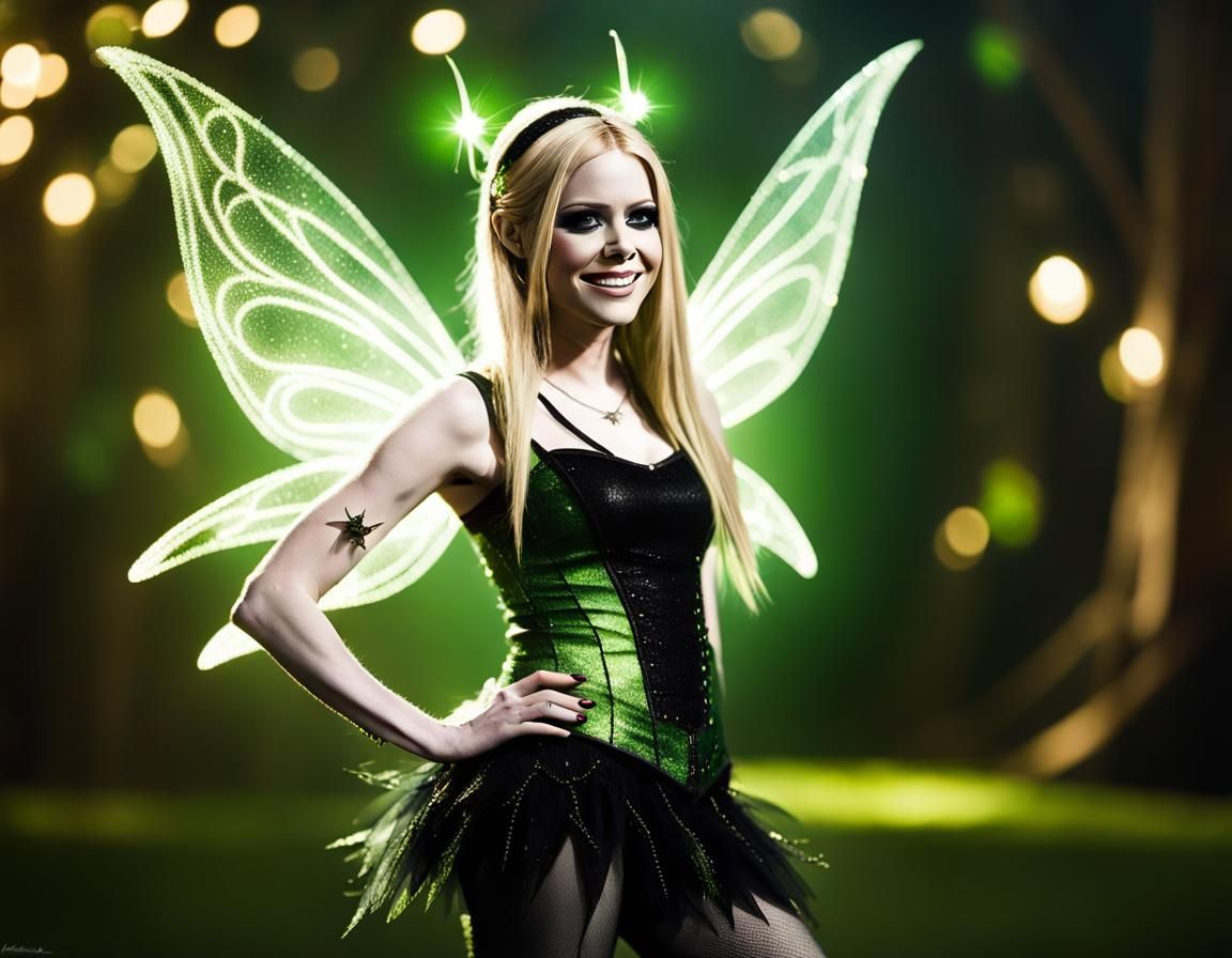 Avril Lavigne as dark Tinkerbell - 03