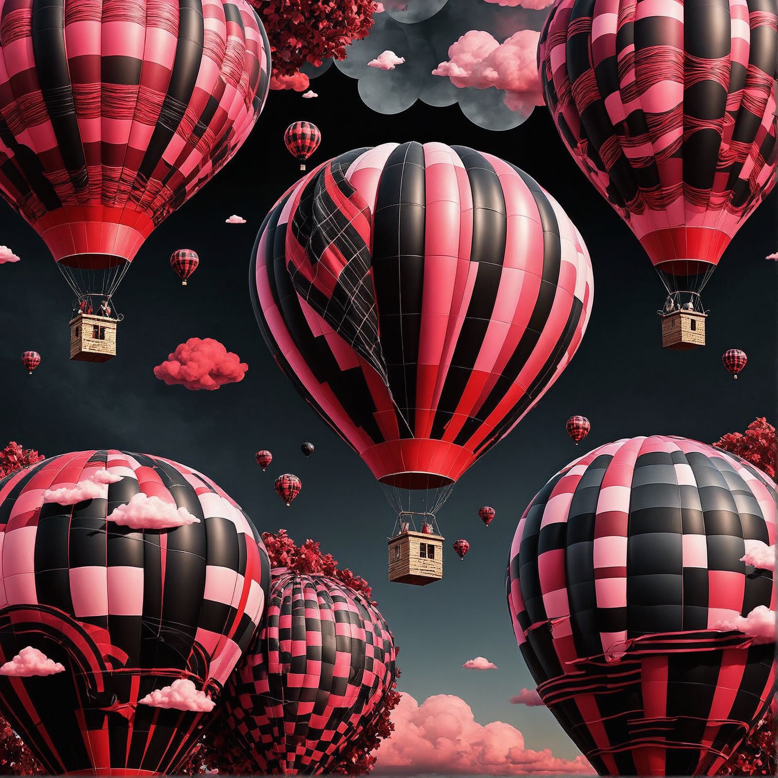 Plaid Hot Air Balloons