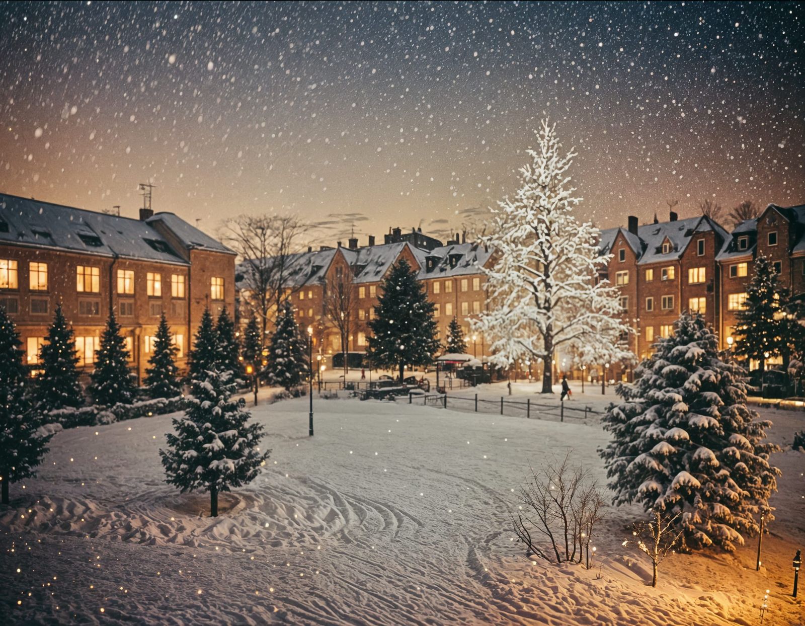 Winter Wonderland in Trutnov, Captured in Cinematic Film Sty...