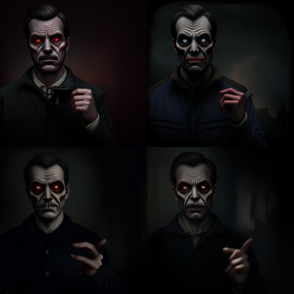 Evil Ted Lasso: A Demented Horror Portrait