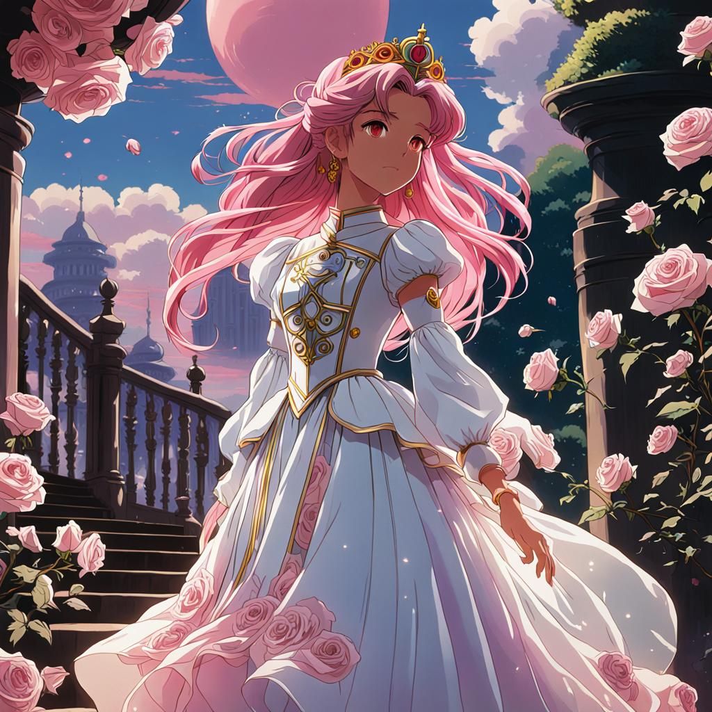 Utena Tenjou as a Ghibli-Style Anime Princess
