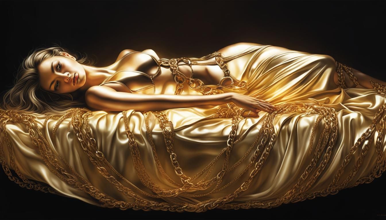 Image: No, it's not Jill Masterson in Goldfinger.