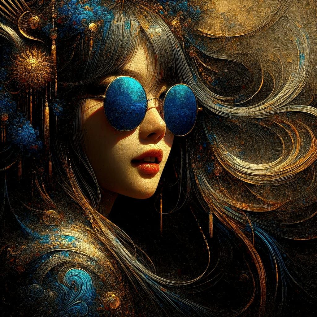 Enchanting Fantasy Princess in Dark Fantasy Style