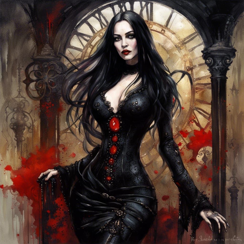 Bloody Morticia Addams