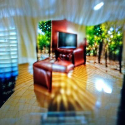 Professional Photo of a TV Room Interior