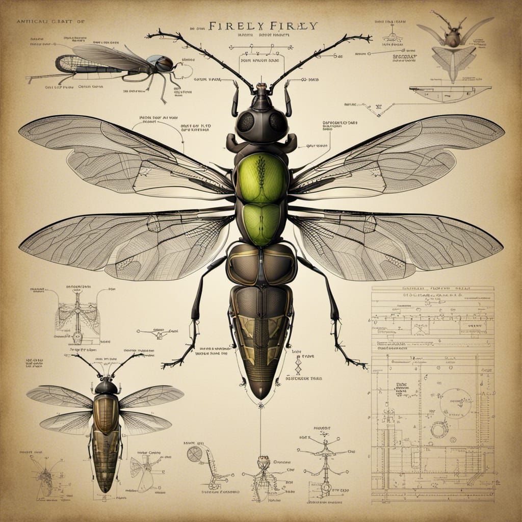 Anatomical chart of a Firefly
