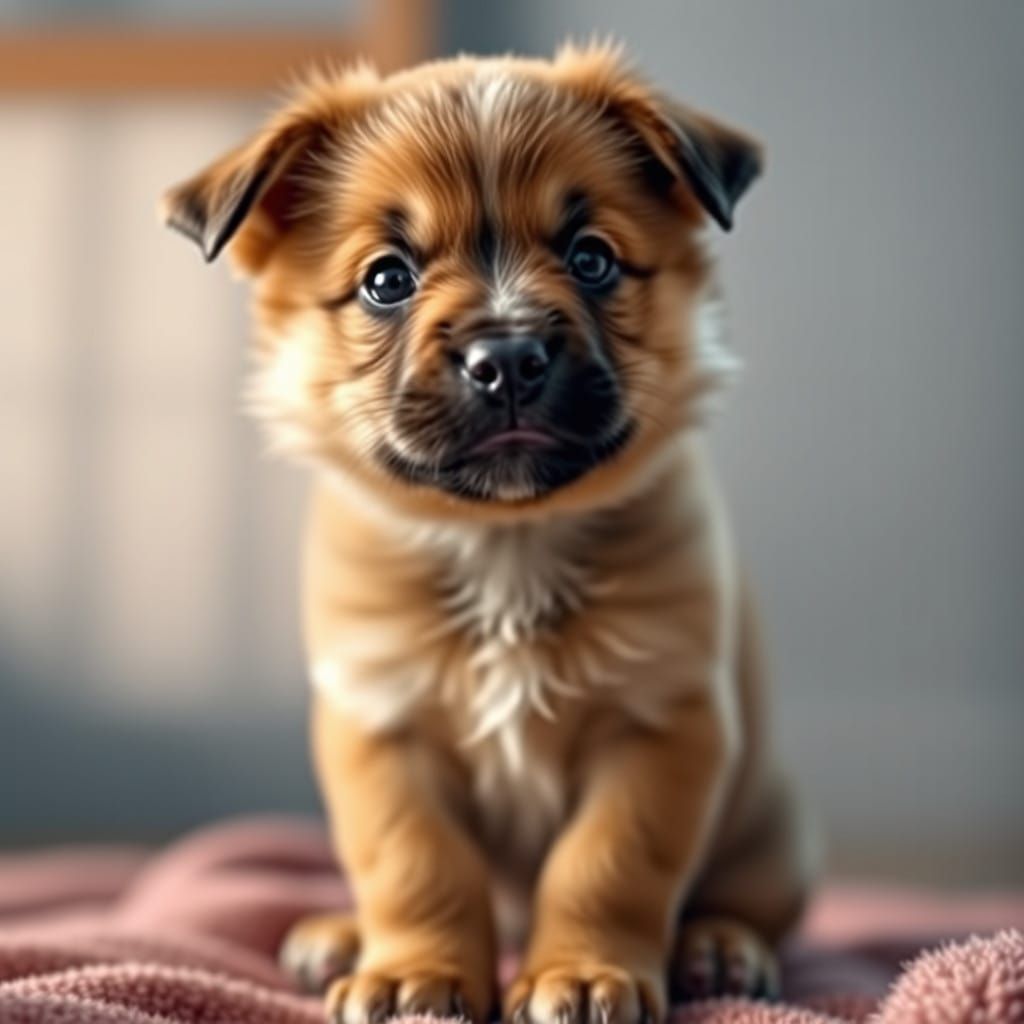 Hyperrealistic Puppy in Stunning High-Definition