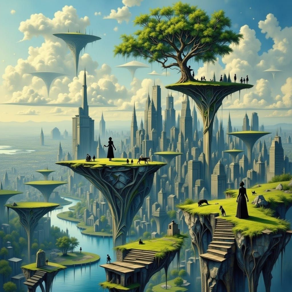 Floating Islands in the Sky
