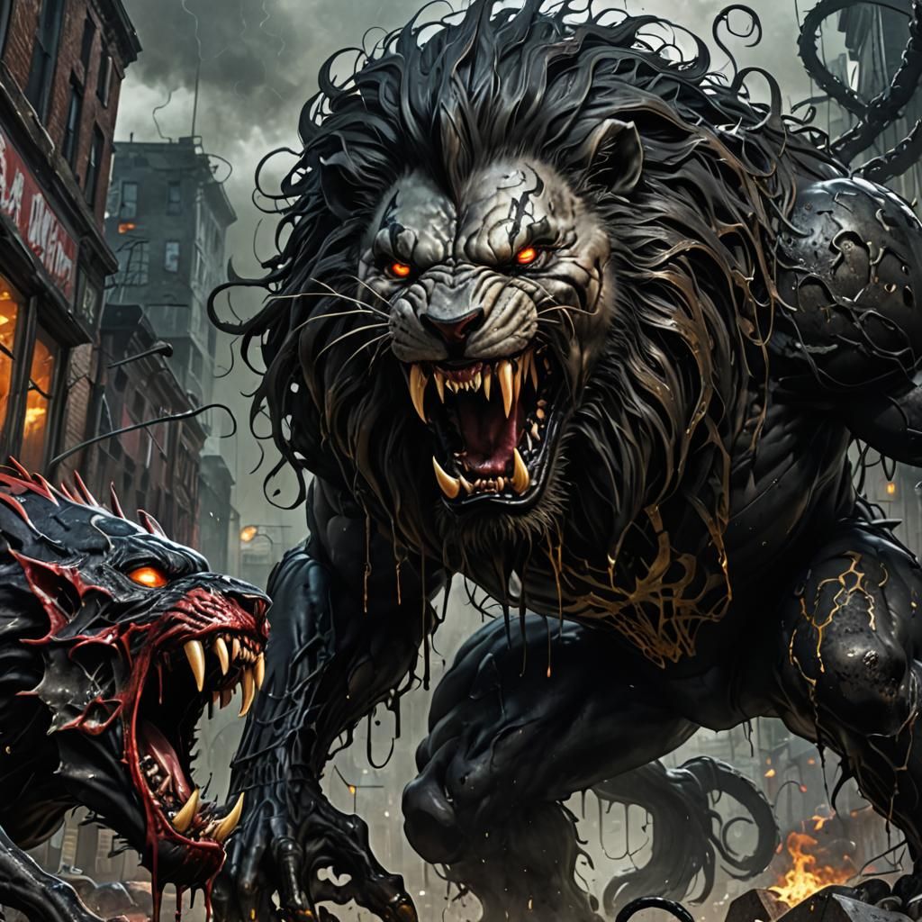 The lion_Scar, Is alien-zombie-squid-venom-spider-mutant cov...