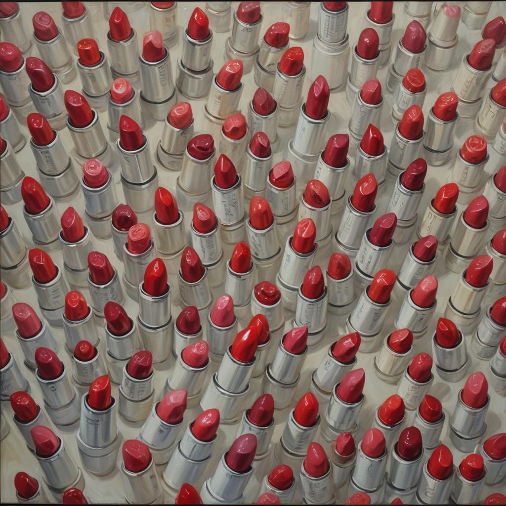 Lipstick Kisses: An Oil Painting by James Gurney