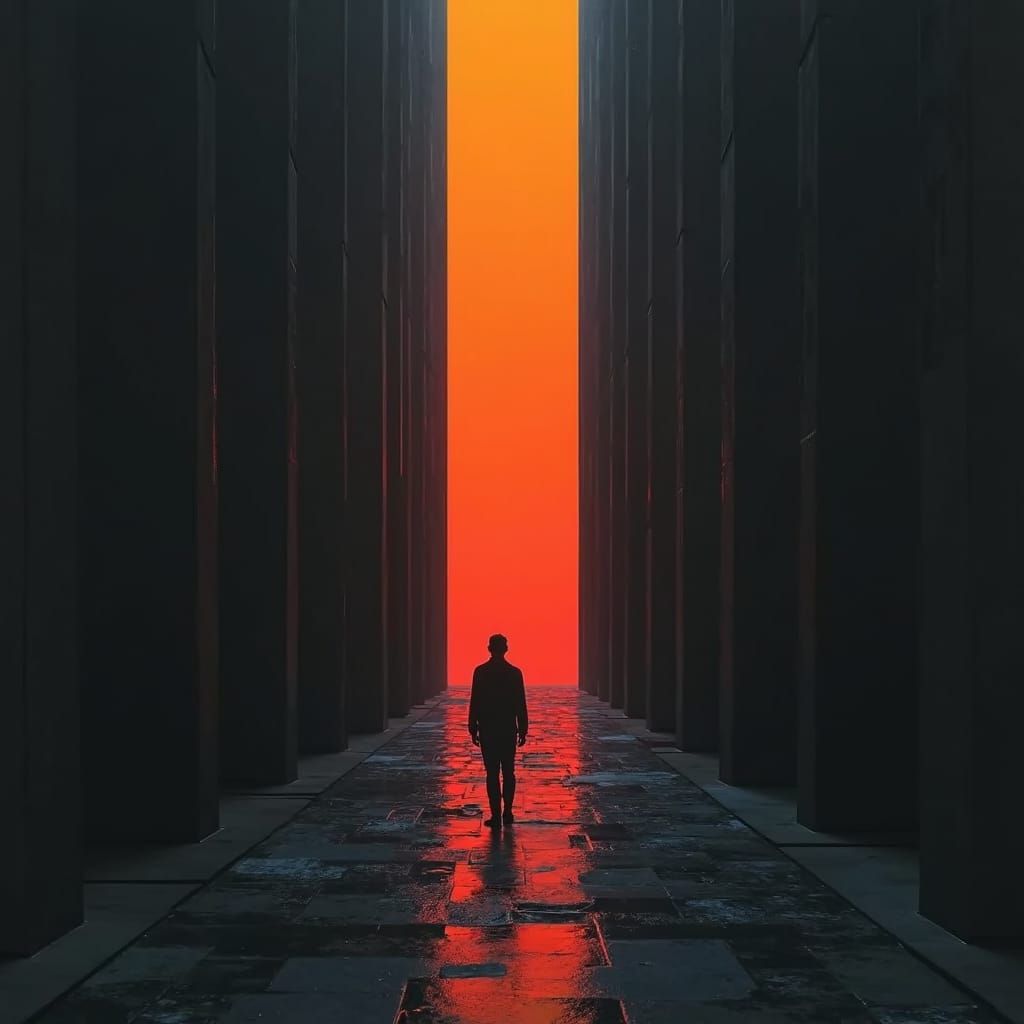 Oh baby, lean into me/there's always a side-door/into the dark.