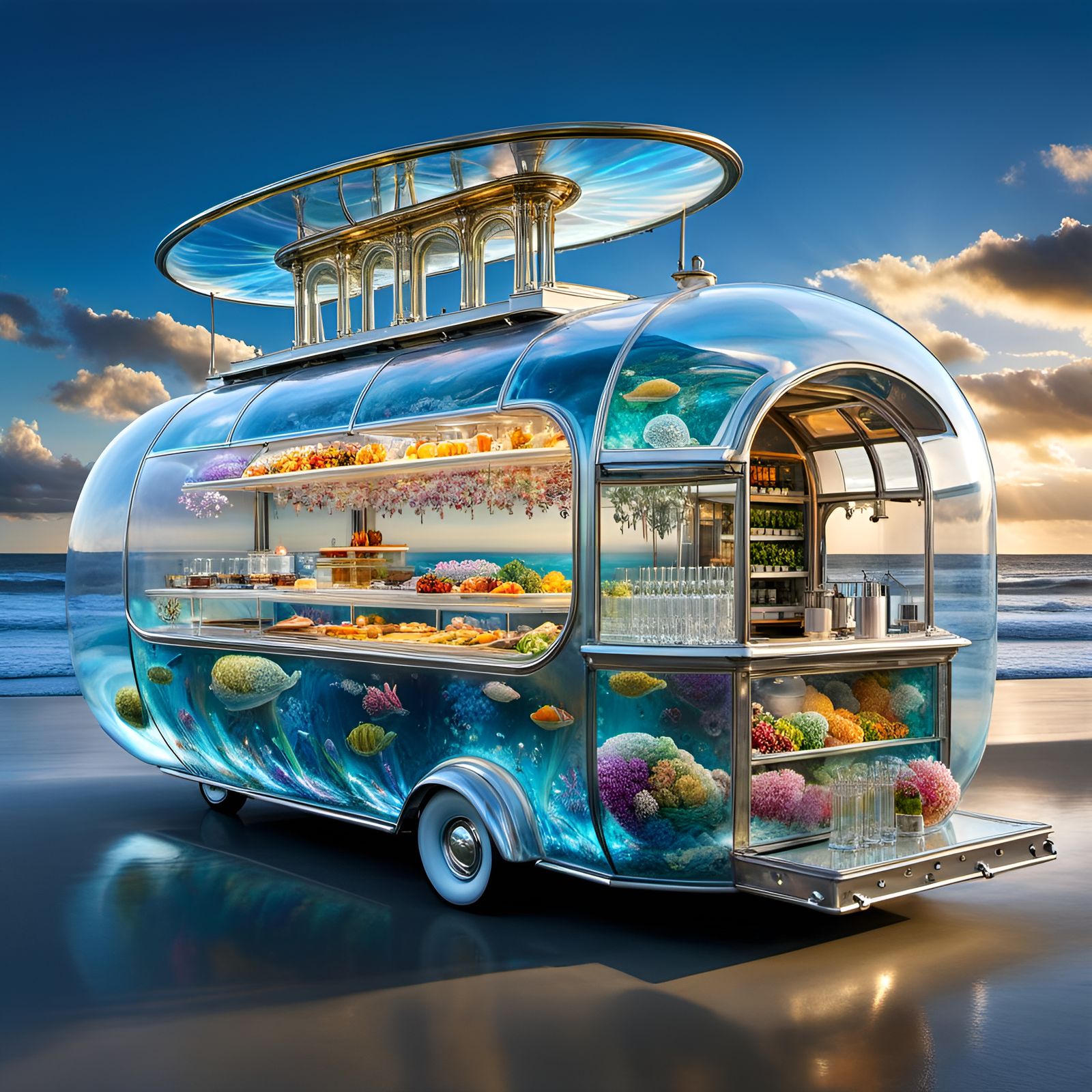 Seafood truck