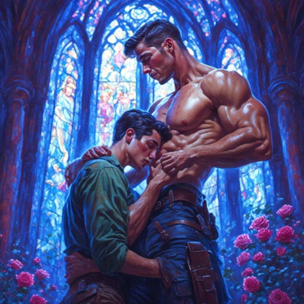 Emotional Reunion of Brothers in Church