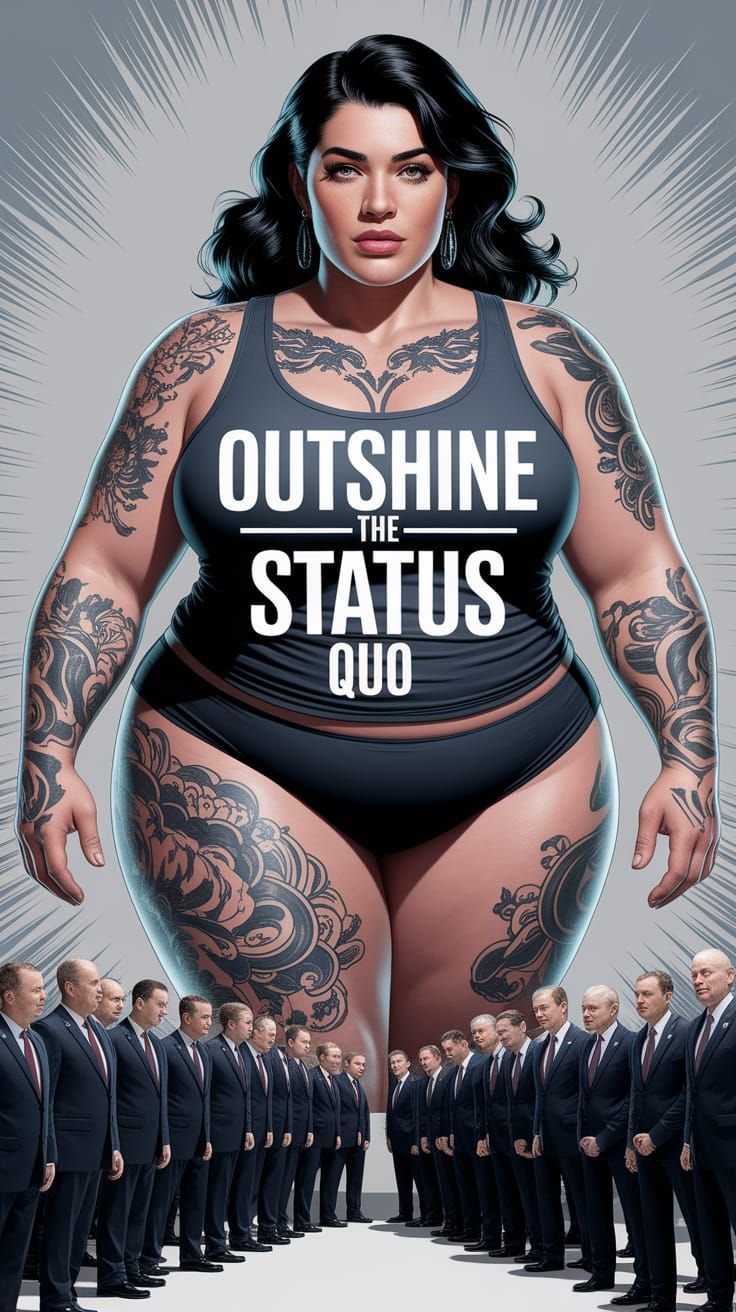 Empowered Woman Dominates Politicians: A Symbol of Liberatio...