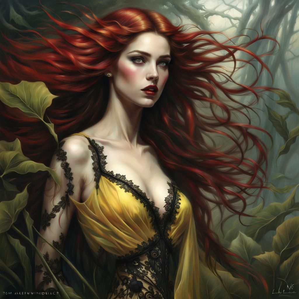 Beautiful Woman in Lingerie Portrait