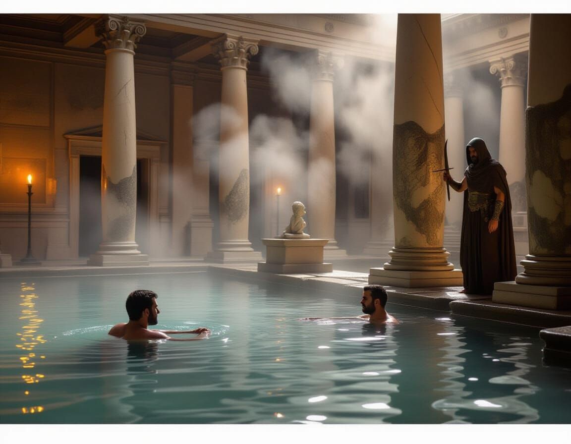 Ancient Rome Betrayal in Steam-Filled Baths