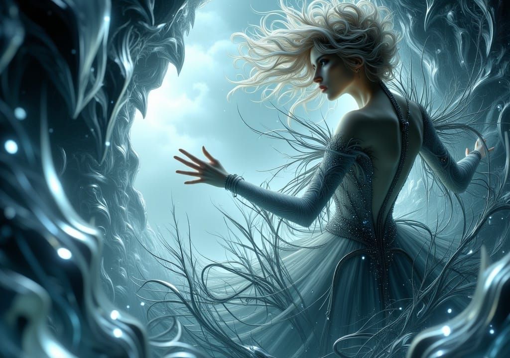 Woman Breaking Free: Art Nouveau Punk Aesthetic