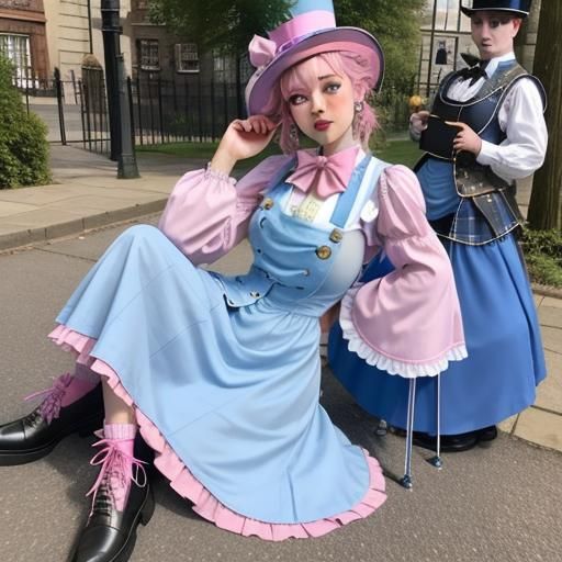 Alice in Wonderland Steampunk Chess Match