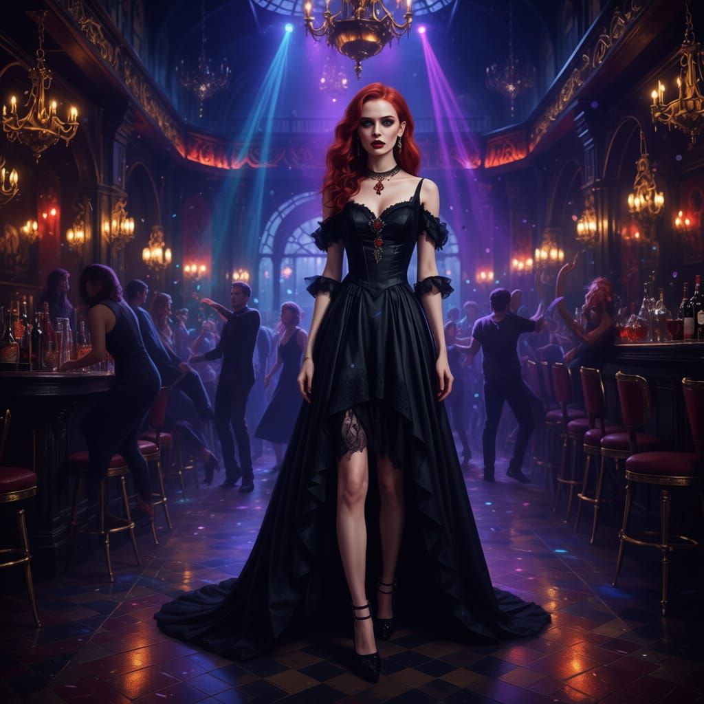 Vampire Enjoys Vibrant Nightclub Scene