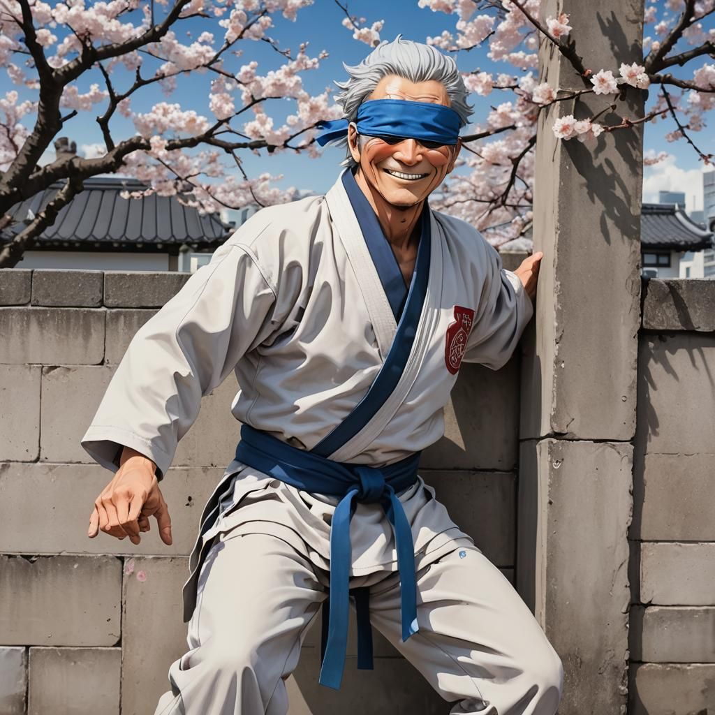 Gojo Satoru: Anime-Style Scenes of Power and Peace