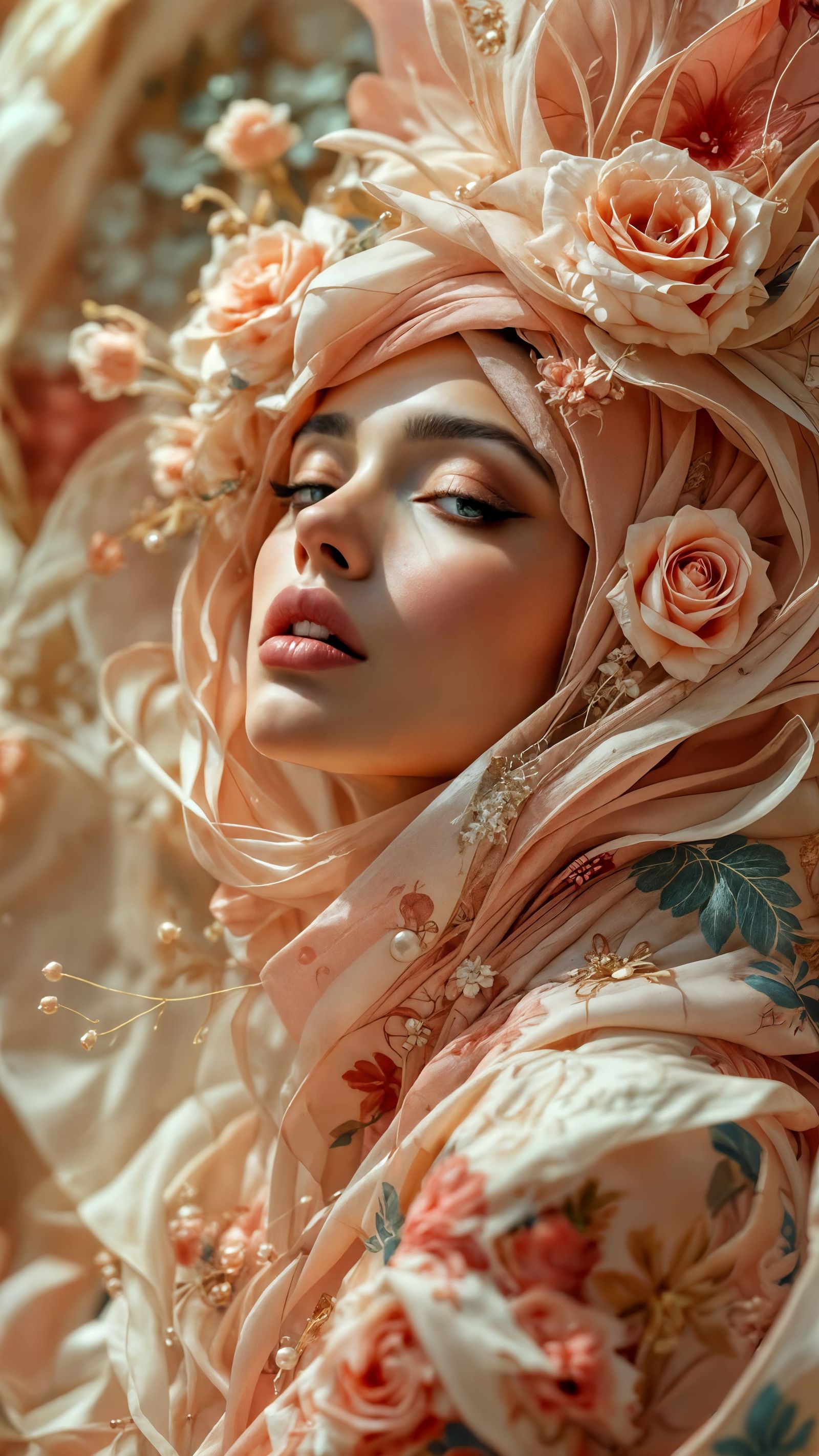 Feminine Surrealism in Art Deco Splendor