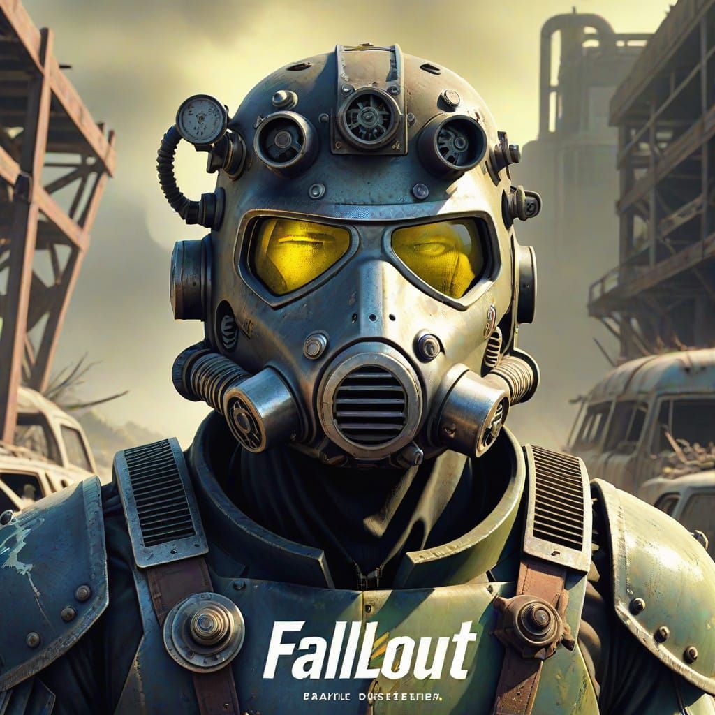 Desolate Post-Apocalyptic Fallout Landscape