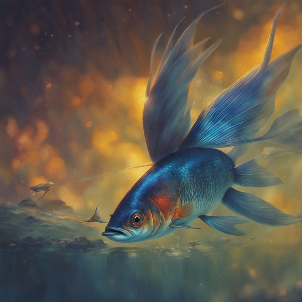 Flying Fish - Not an Airfish - Model lost the character after it went underwater - ˚˚where was I, again?˚˚