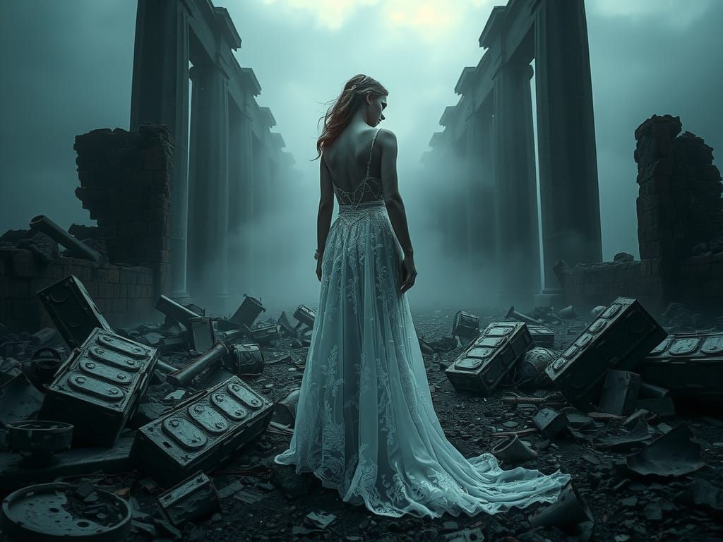 Ethereal Bride in Ruins, Dark Ambient Haze