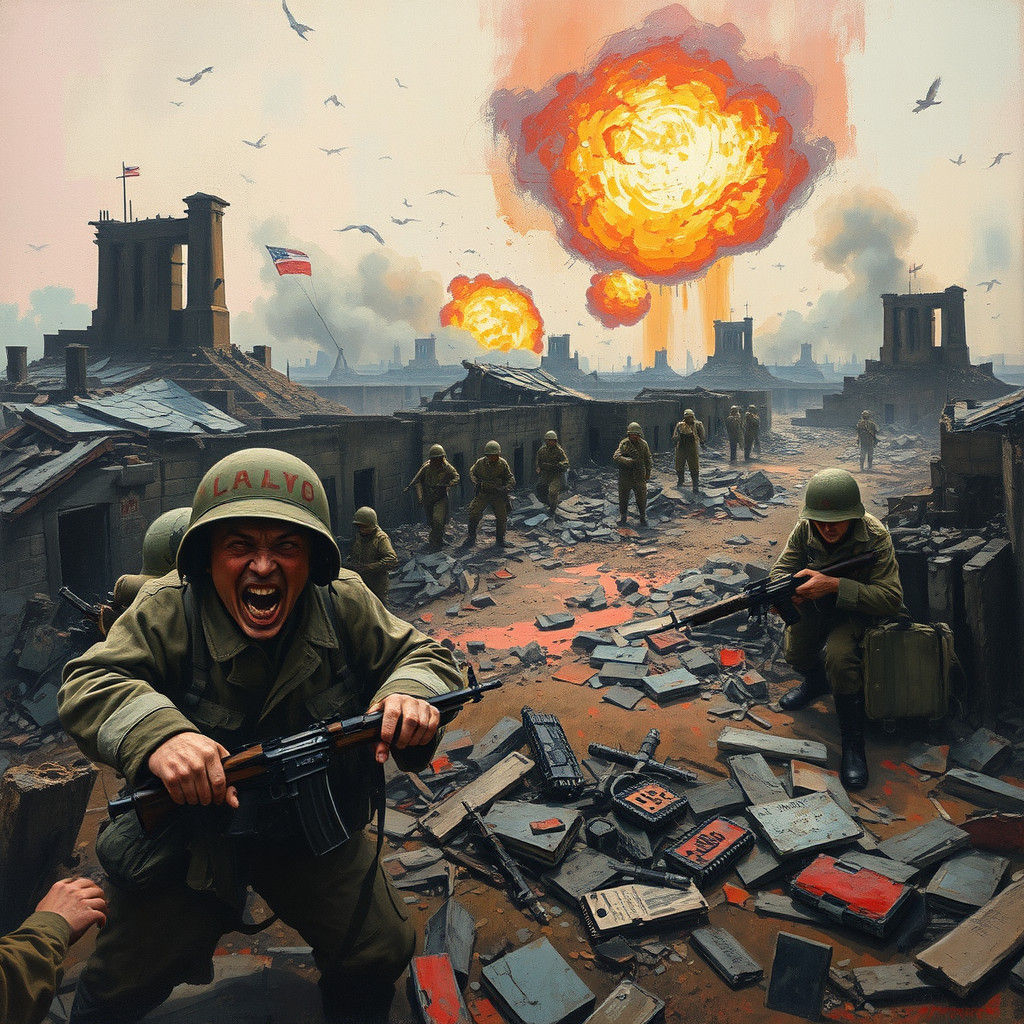 Maddening chaos at the front