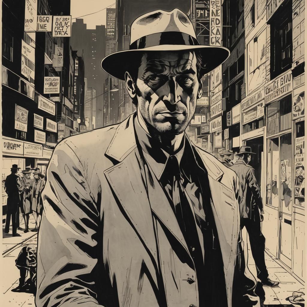 Noir Pulp Cover: Give Me Back My Free Time