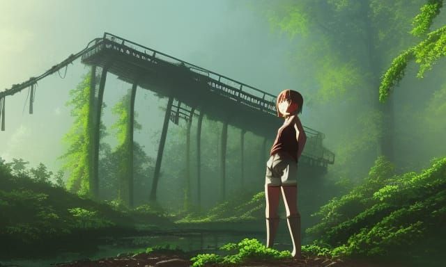 Post-Apocalyptic Nature Reclaims World in Studio Ghibli Styl...