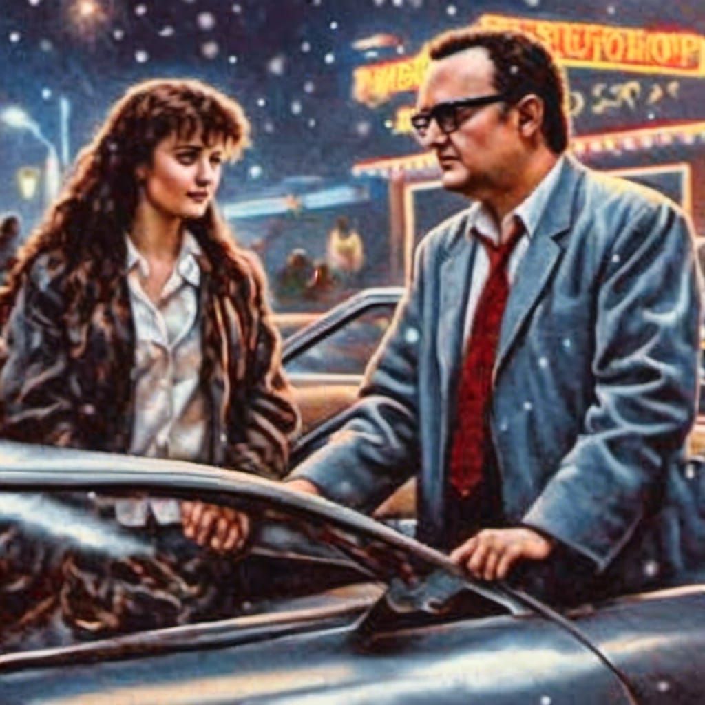 Hyperrealistic Car Purchase with Bokeh