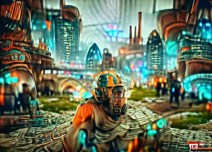 Futuristic City Concept Art in Unreal Engine 5