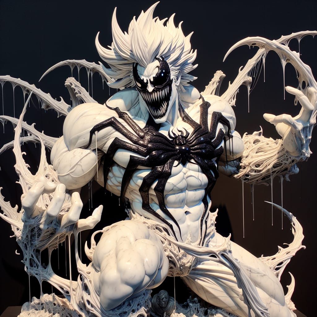 Baroque Marble Sculpture: Warrior Transformed into Arachnid ...