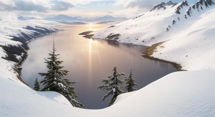 Hurricane Ridge Sunset: A Photorealistic Alpine Vista