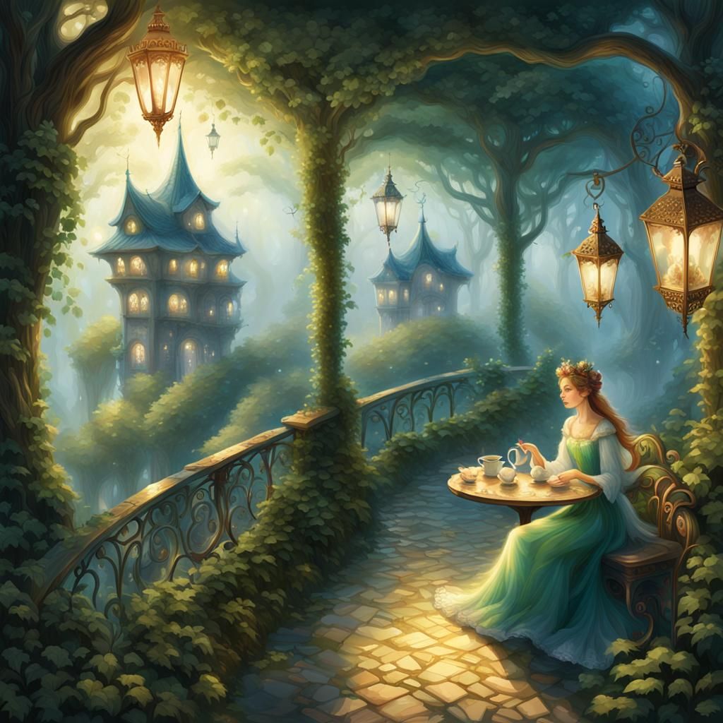 Fairies at Moulin de Blute-Fin in Soft Fantasy Style