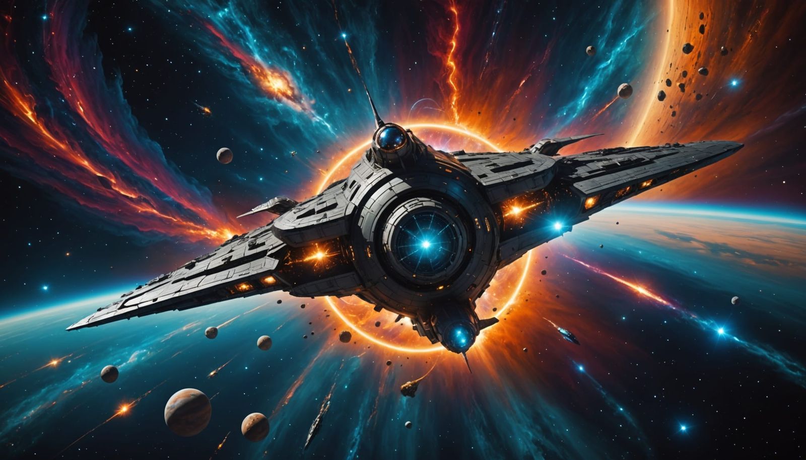 Interstellar Starships in High-Velocity Plasma Vortex