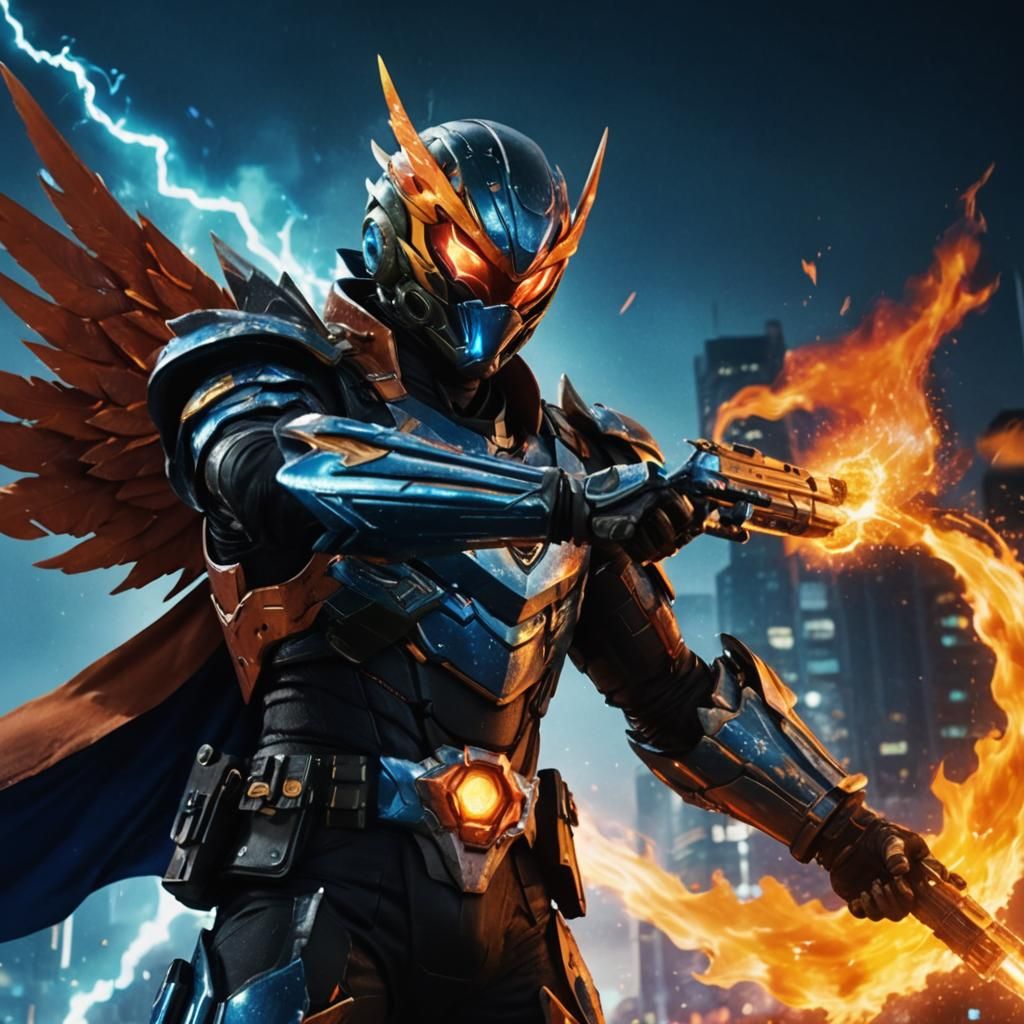 Kamen Rider in Quantum City: Cinematic Phoenix Armor
