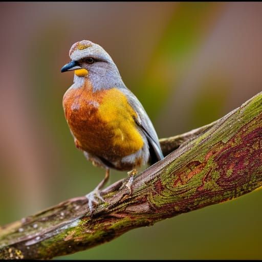 Colorful Rooster in Hyperrealistic Detailed Photo
