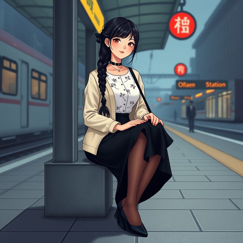 Stunning Spy in Elegant Evening Attire