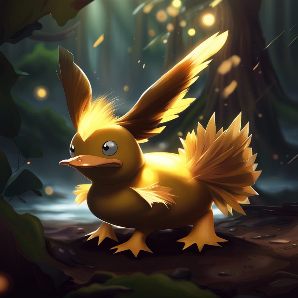 Fun version of Psyduck from Pokémon